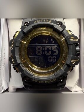 Activa Sync X Invicta Men's Black Digital Watch 50 MM